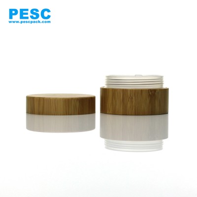 80ml pp jar  with bamboo cover